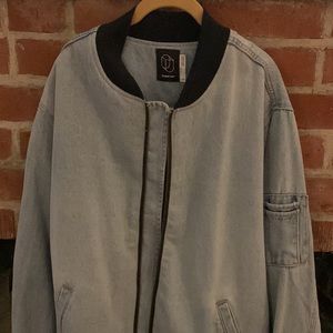 Jean bomber jacket